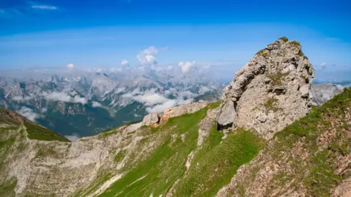 Ausblick von der Seekarlspitze Ausblick von der Seekarlspitze