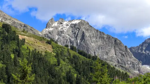 Bergblick Konstanzer Hütte Blick auf die Berge von der Konstanzer Hütte aus