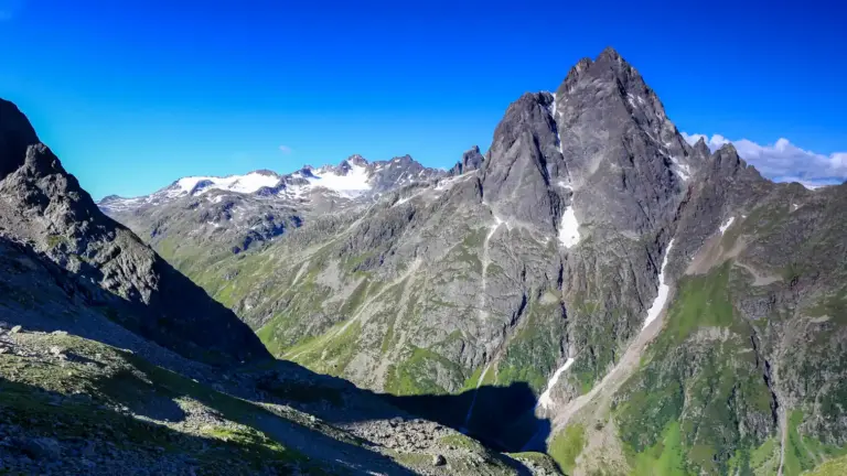 Patteriol (3.056m) Ausblick auf den Patteriol (3.056m) während dem Aufstieg zum Kuchenjöchli