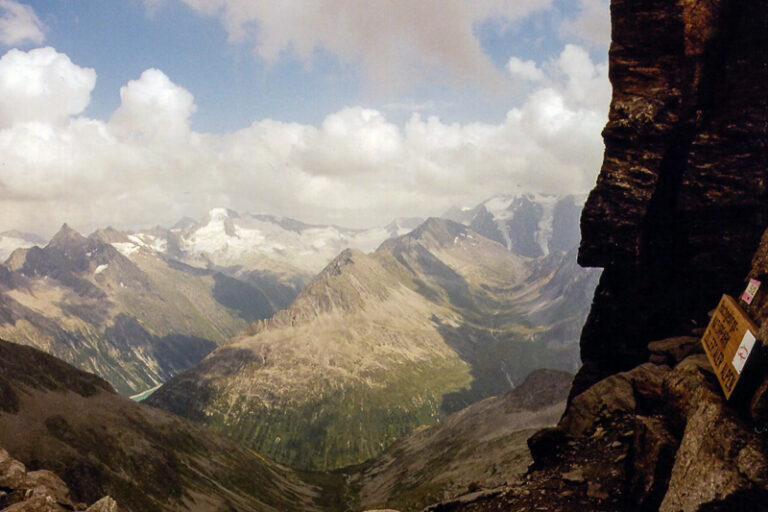 Alpeiner Scharte (2.969m) auf meinem Traumpfad von München nach Venedig