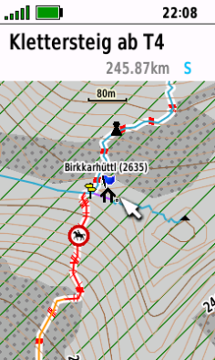 Nop's Reit-und Wanderkarte Bergweg