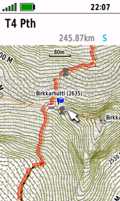 OpenMTBMap Bergweg