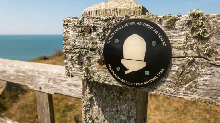 Wegmarkierung National-Trail Pembrokeshire