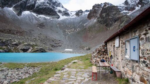 Schnee schon wenig oberhalb der Hauerseehütte