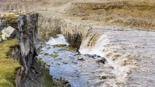 Joekulsargljufur-Dettifoss Dettifoss von Nord-West