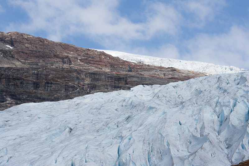 Kein Ende in Sicht. mit 370 km² ist der Svartisen der zweitgrößte Gletscher Norwegens