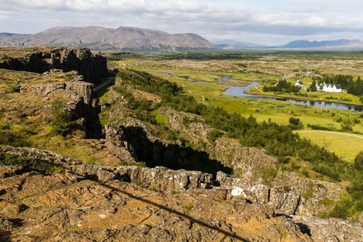 Almannagjá-Schlucht Almannagjá-Schlucht