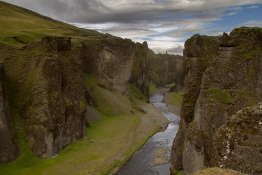 Fjaðrárgljúfur Schlucht Fjaðrárgljúfur