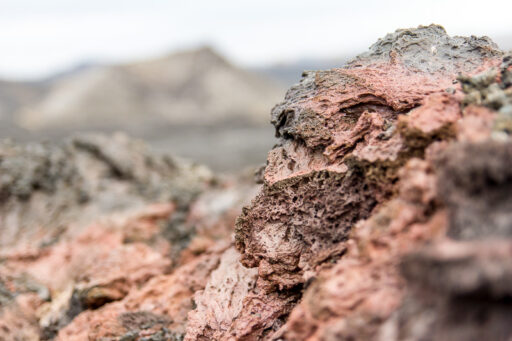 Lava glasartig erstarrte Lava