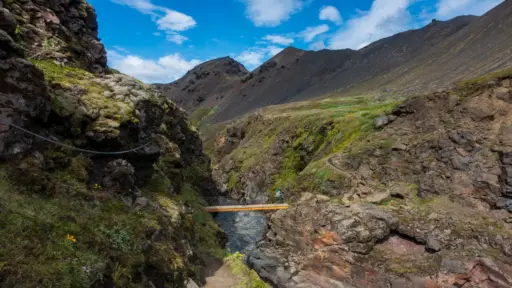 Brücke über die Fremri–Emstruá