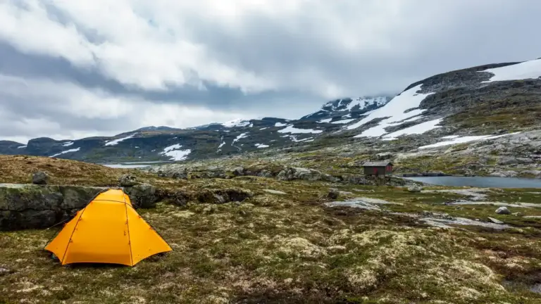 Zelt (Big Sky Chinook 1P) nördlich des Hardangerjokulen