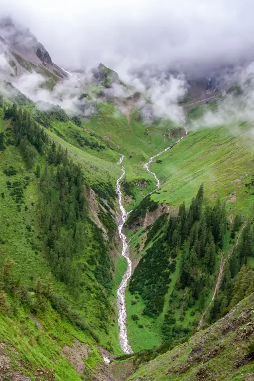 Gebirgsbach Lechtaler Alpen Gebirgsbach in den Lechtaler Alpen