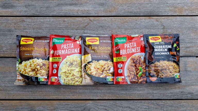 Fertiggerichte als Trekkingnahrung