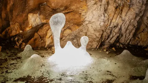 Eiskamel in der Schneekegelhöhle Eiskamel in der Schneekegelhöhle