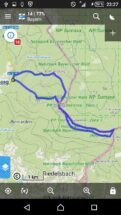 GPS-Track: Darstellung auf Karte