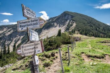 Via-Alpina Wegweiser