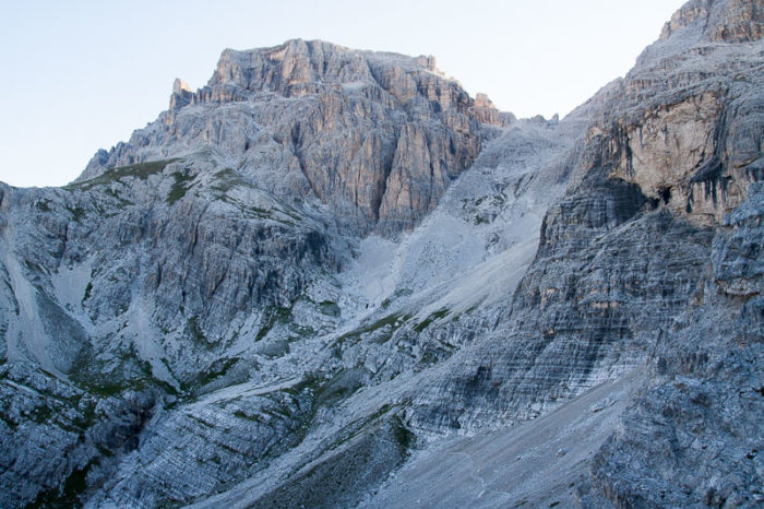 Schusterplatte (2957m) - anspruchsvoller Aufstieg (T6) durch das steile Innichriedlkar