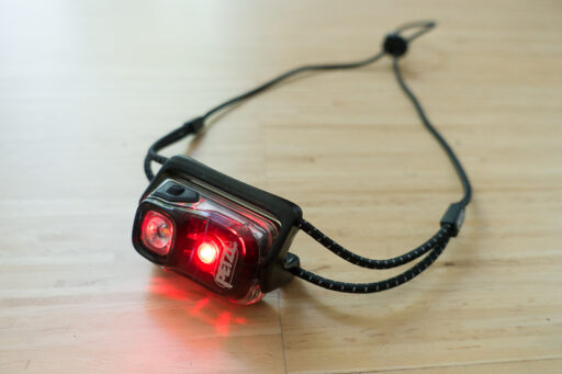 Rotlicht (Petzl Bindi)