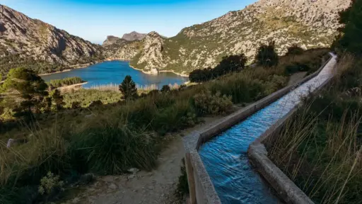 Canaleta de Massanella am Gorg Blau