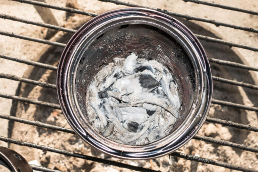 gute Verbrennung = wenig Asche