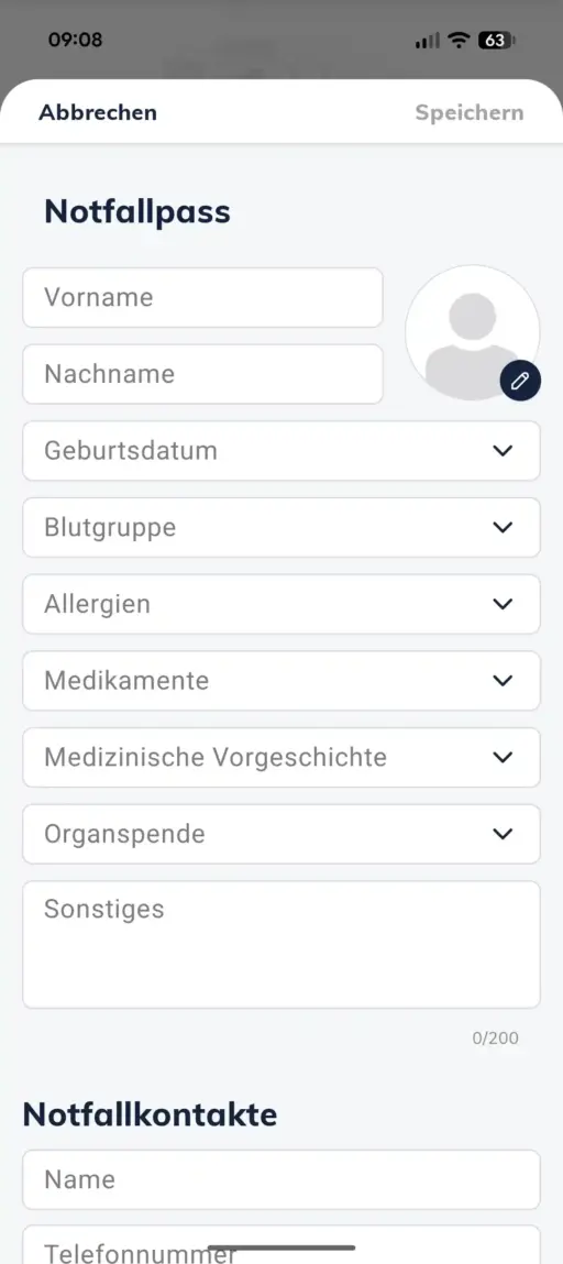 EchoSOS-App Notfallpass EchoSOS-App Notfallpass