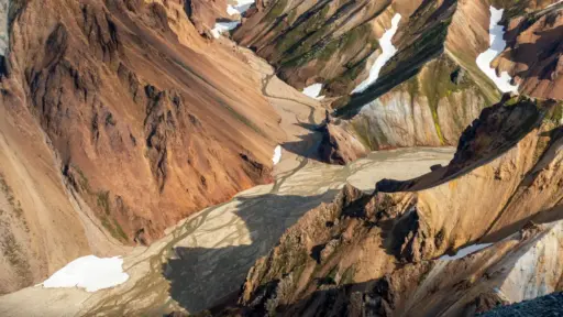Rhyolithberge vom Blahnukur aus