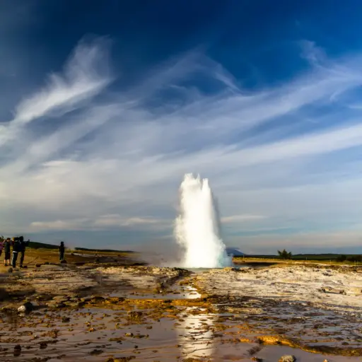 Geysir-Strokkur-Eruption Geysir Strokkur: Eruption