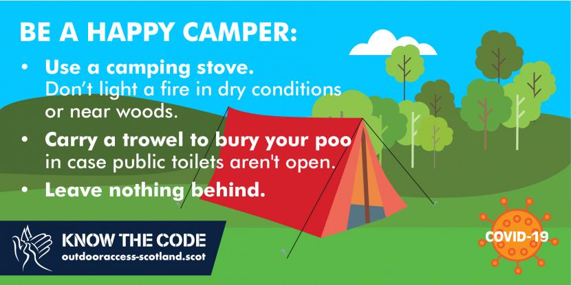 Know the Code - Regeln für das Wildcampen in Schottland