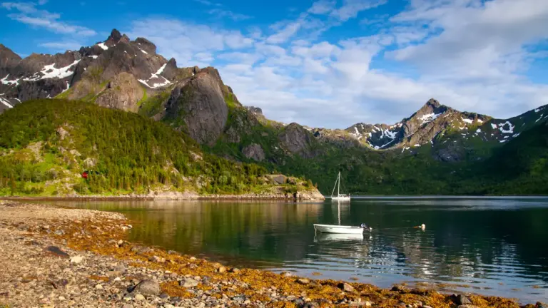 Lonkanfjord-Moysalen Der Lonkanfjord als Ausgangspunkt für die Wanderung auf den Moysalen