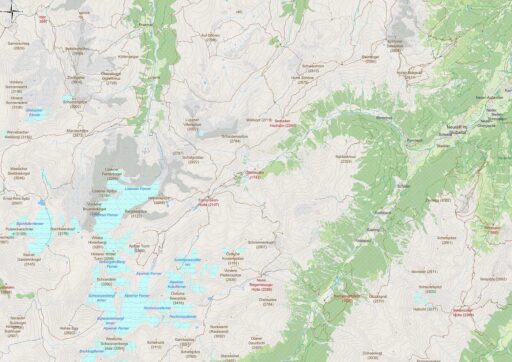 Wanderkarte in MOBAC Wanderkarte in MOBAC