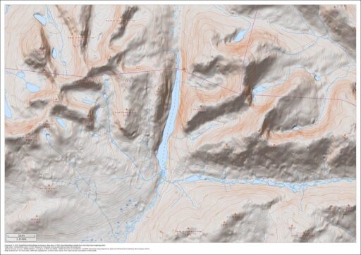 MapOSMatic-HikeBikeMap Ausdruck der HikeBikeMap bei 1:32.000