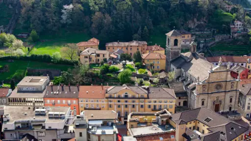Bellinzona von oben Bellinzona von oben