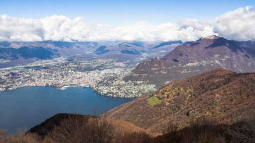 Ausblick auf den Luganer See