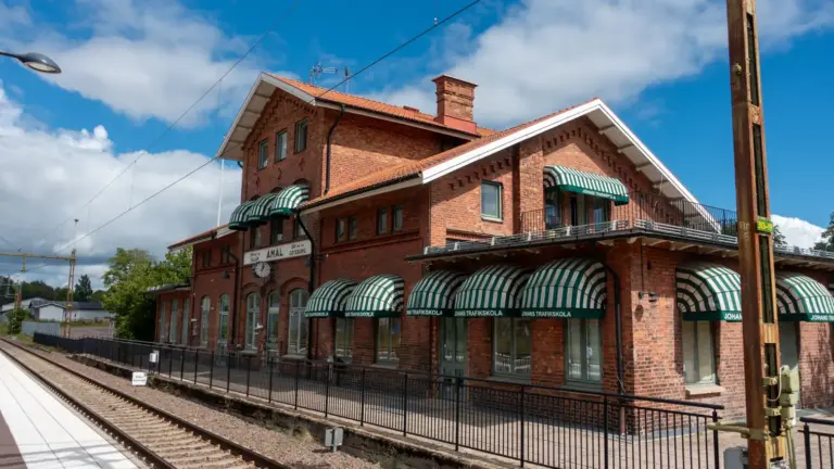 Bahnhof Åmål in Schweden Bahnhof Åmål in Schweden