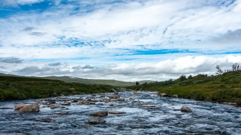 Furten über den Fluss Gåsen