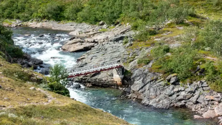 Brücke über den Handølan Brücke über den Handølan