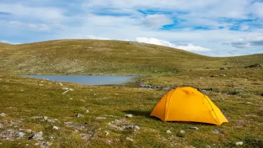 dank Jermannsrecht freies Zelten - hier im Jämtland