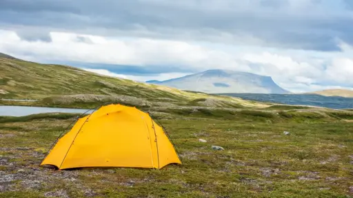 Zelten im schwedischen Fjell