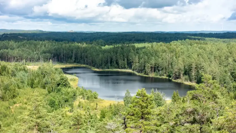 Seenlandschaft am Pilgrimsleden Seenlandschaft am Pilgrimsleden
