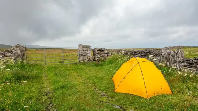 Zelten auf dem Burren Way