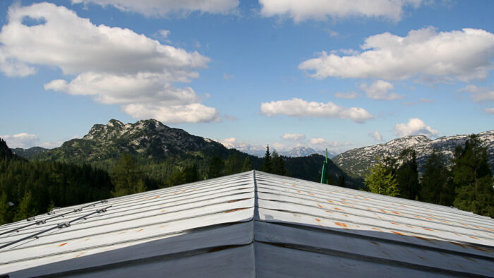 Hüttenausblick im Toten Gebirge