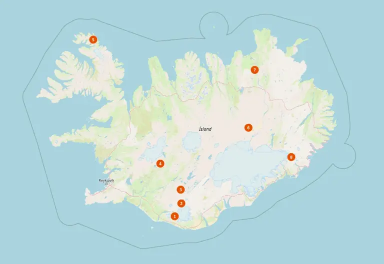 Trekkingtouren in Island