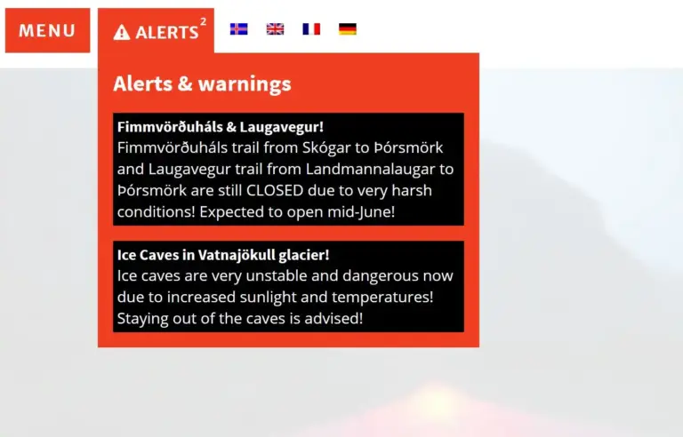 Screenshot savetravel.is